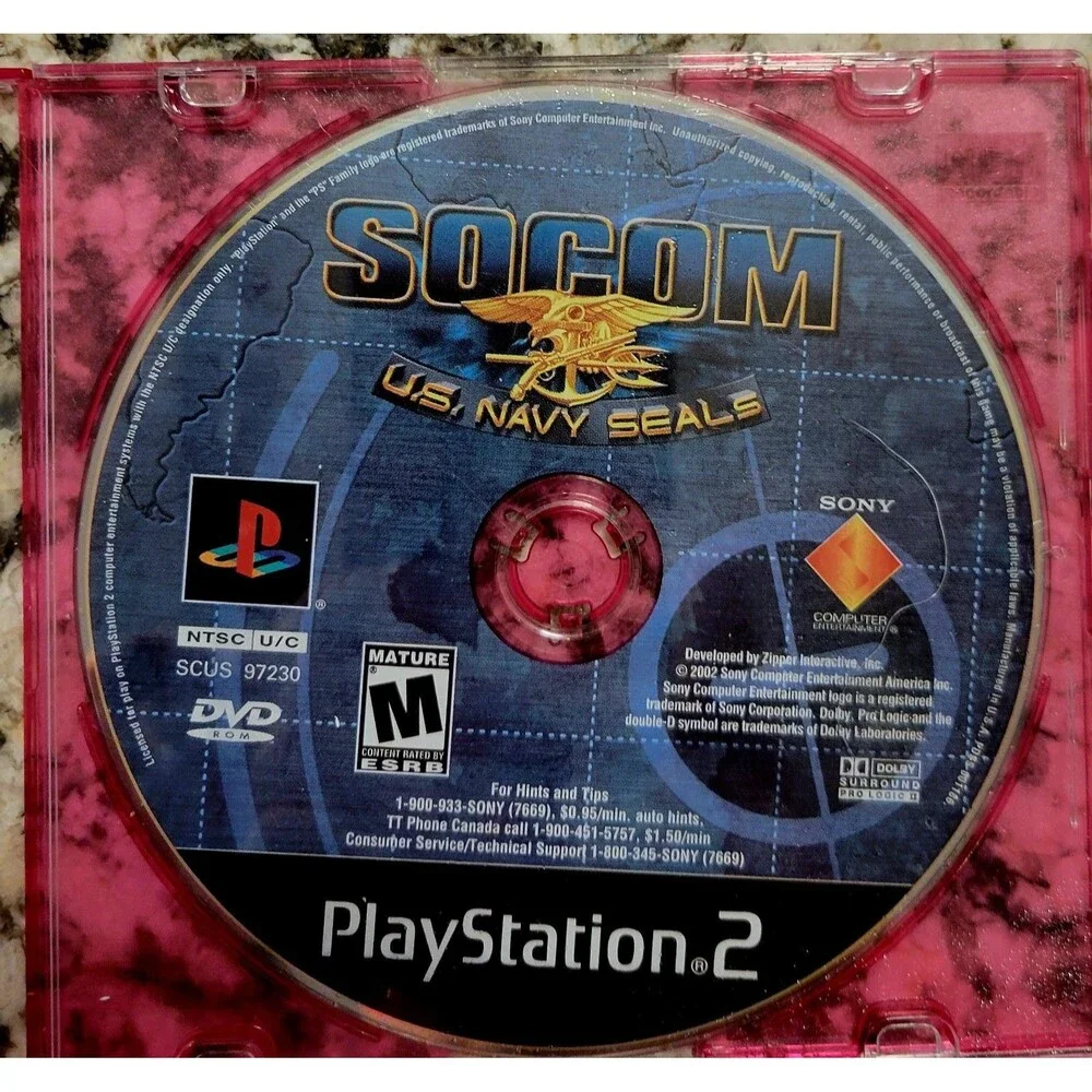SOCOM U.S. Navy Seal's ■DiscOnly■ (Sony PlayStation 2 PS2) Tested/ Fast Shipping